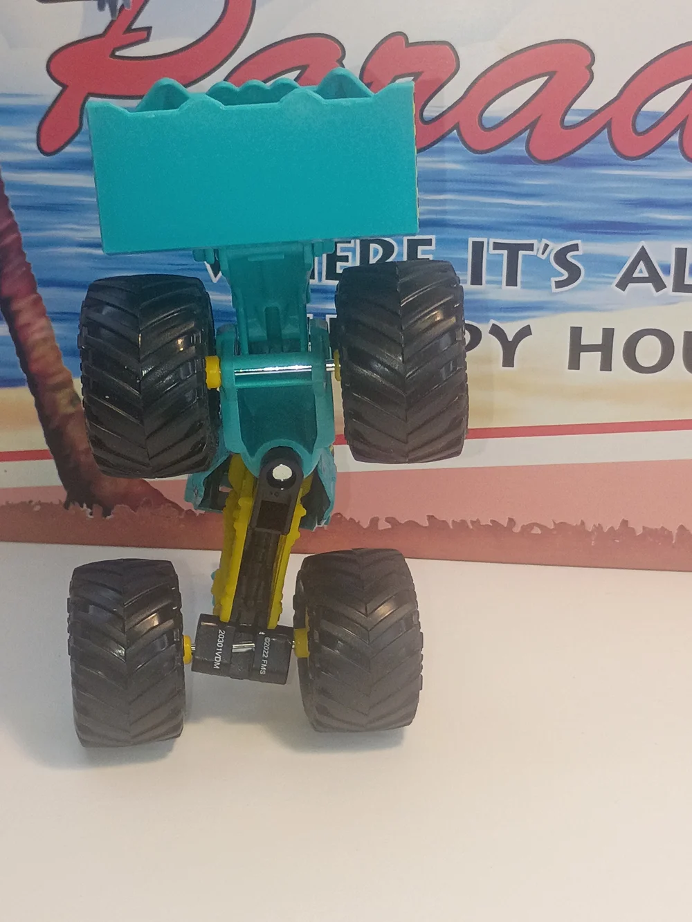 Spin Master Monster Jam Dirt Squad Aqua Blue 1/64 Scale